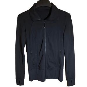 Lululemon Athlectica Black Zip Jacket Contour Size 4